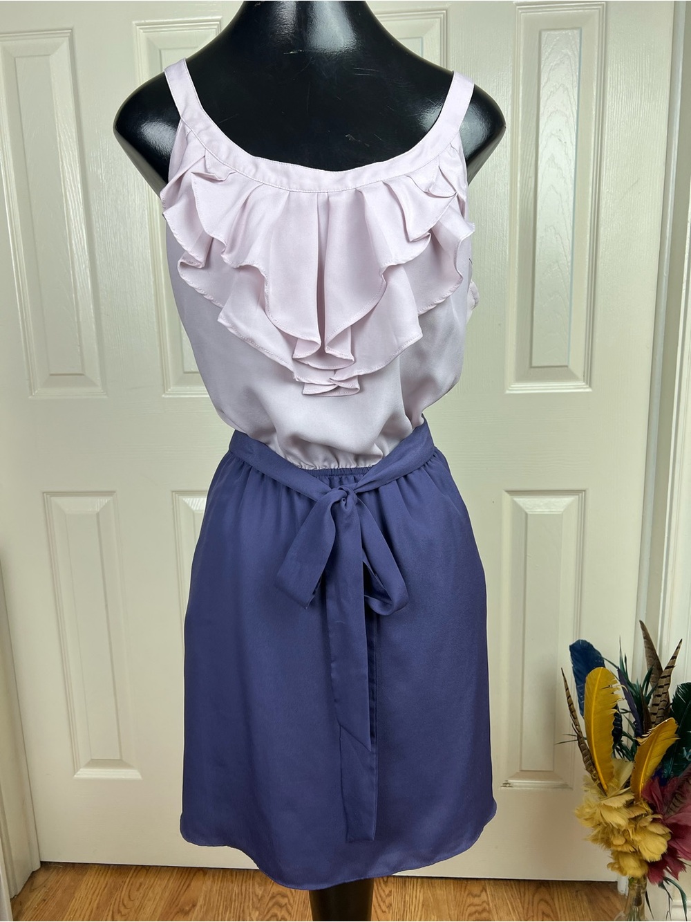 Y2K Express Lavender and Purple Ruffle Dress from 2010